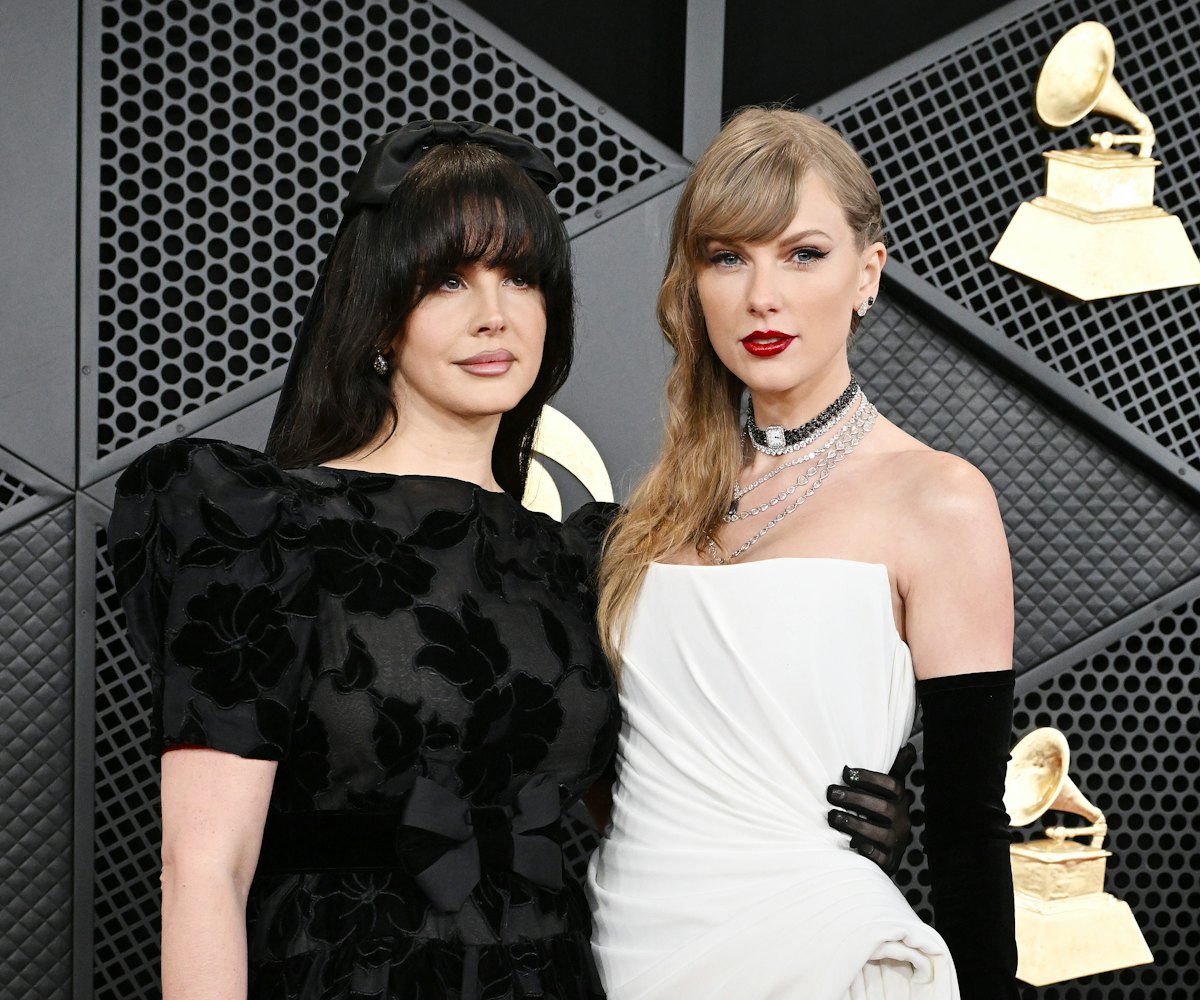 Lana Del Rey and Taylor Swift at the 66th Annual GRAMMY Awards held at Crypto.com Arena on February ...