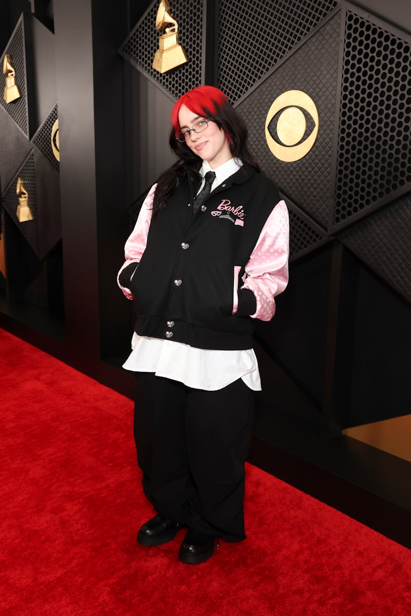 Billie Eilish arrives at The 66th Annual Grammy Awards