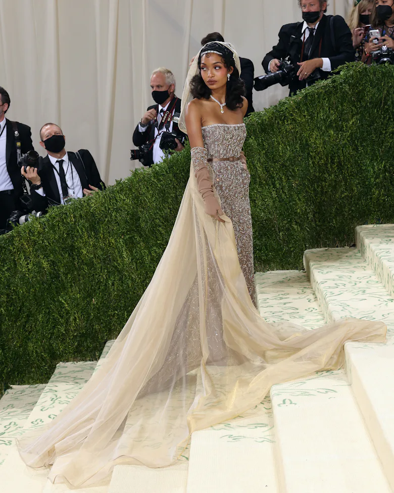 yara shahidi green dress Yara Shahidi Green Dior Dress Yara Shahidi Photographed By Me For The 2021 Emmy's Dior