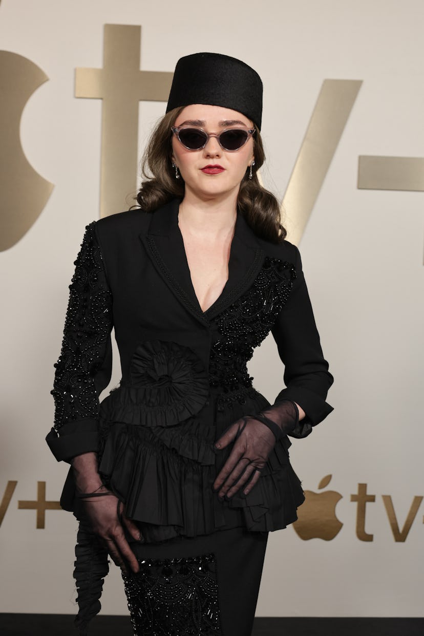 Maisie Williams from The New Look seen at the Apple TV+ 2024 Winter TCA Tour at The Langham Huntingt...