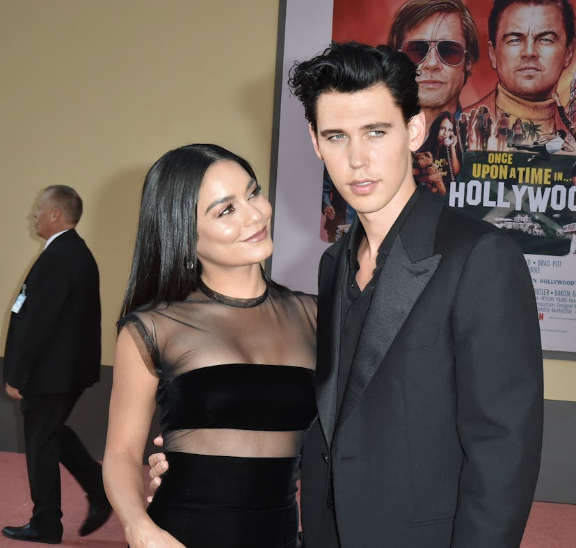 Austin Bulter revealed why he called his ex Vanessa Hudgens a friend in an 'Elvis' interview.