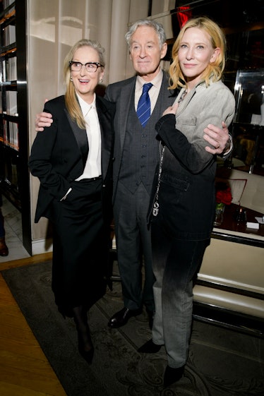 Meryl Streep, Kevin Kline and Cate Blanchett at a Special Screening of "Sophie's Choice" held at The...