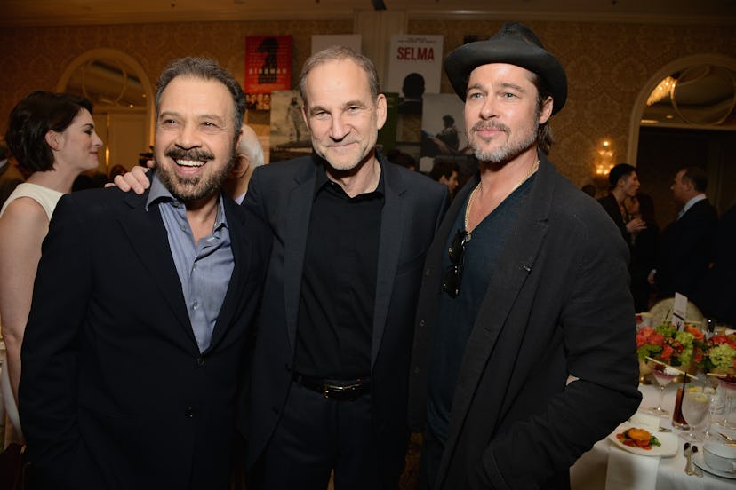 Directors Edward Zwick and Marshall Herskovitz and actor Brad Pitt. 