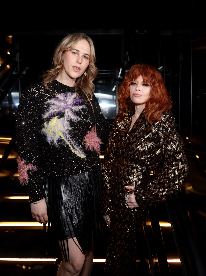 Tommy Dorfman and Natasha Lyonne arrived at the opening dinner for Chanel's flagship boutique in new...