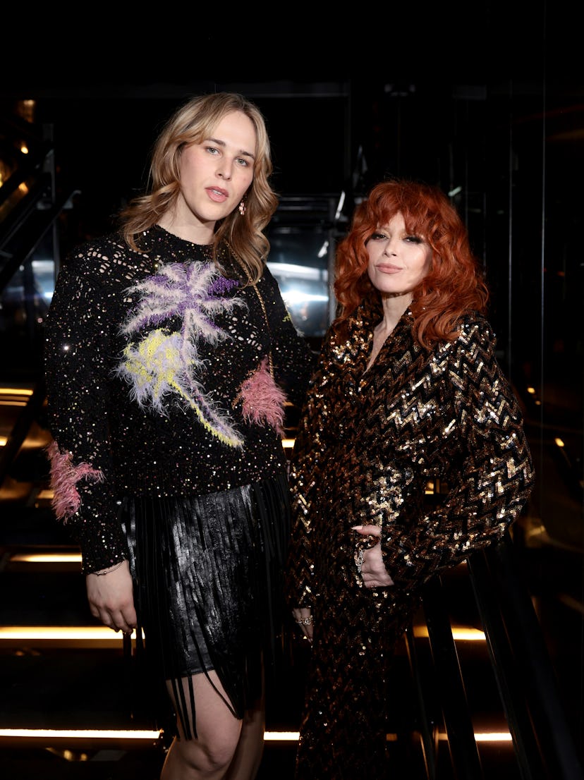 Tommy Dorfman and Natasha Lyonne arrived at the opening dinner for Chanel's flagship boutique in new...