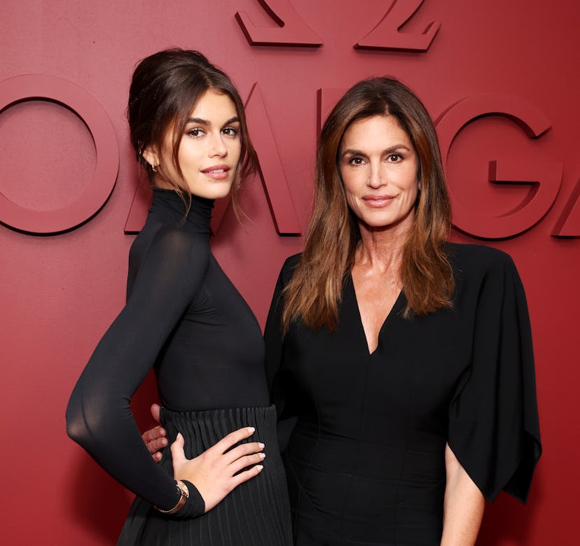 Kaia Gerber and Cindy Crawford 2024