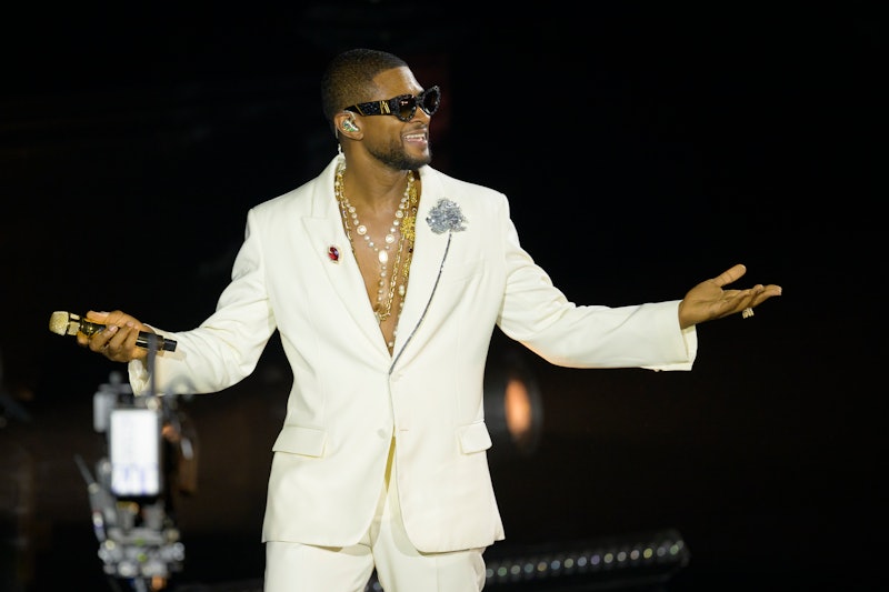 Usher performs onstage during his residency at La Seine Musicale on September 25, 2023 in Boulogne-B...