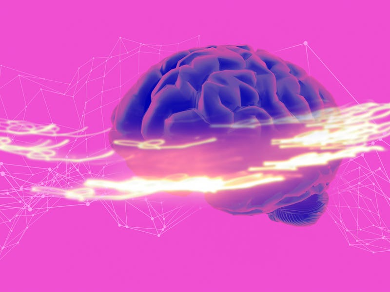 Brain fog, conceptual illustration. Brain fog is a general term used to describe the feeling of bein...