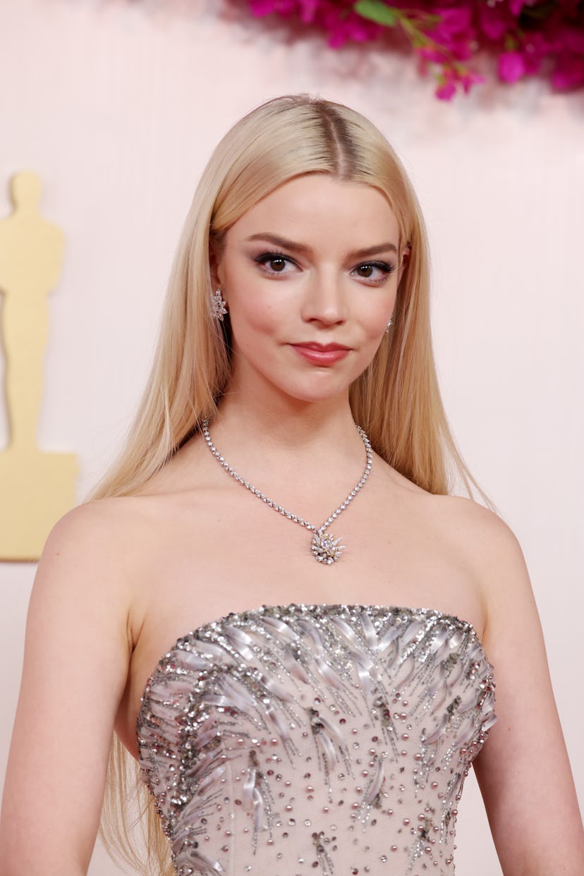 HOLLYWOOD, CALIFORNIA - MARCH 10: Anya Taylor-Joy attends the 96th Annual Academy Awards on March 10...