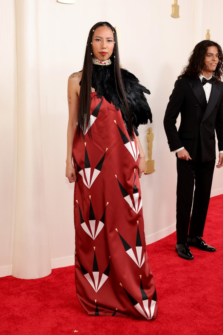 Quannah Chasinghorse attends the 96th Annual Academy Awards 