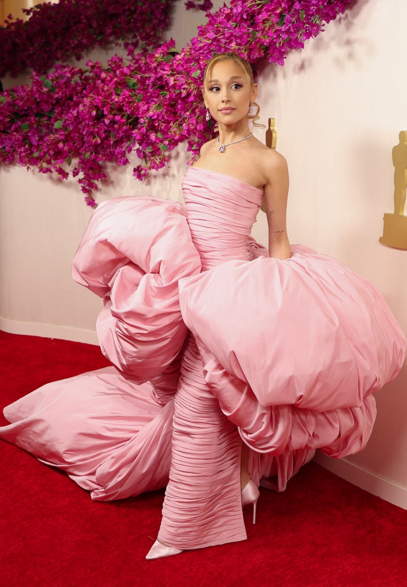 Ariana Grande attends the 96th Annual Academy Awards at the Dolby Theatre in Hollywood, California o…