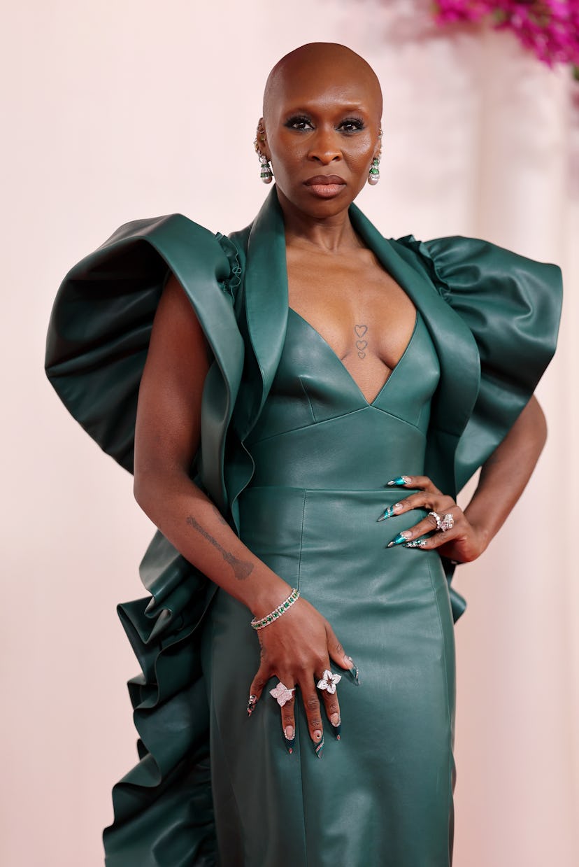 HOLLYWOOD, CALIFORNIA - MARCH 10: Cynthia Erivo attends the 96th Annual Academy Awards on March 10, ...