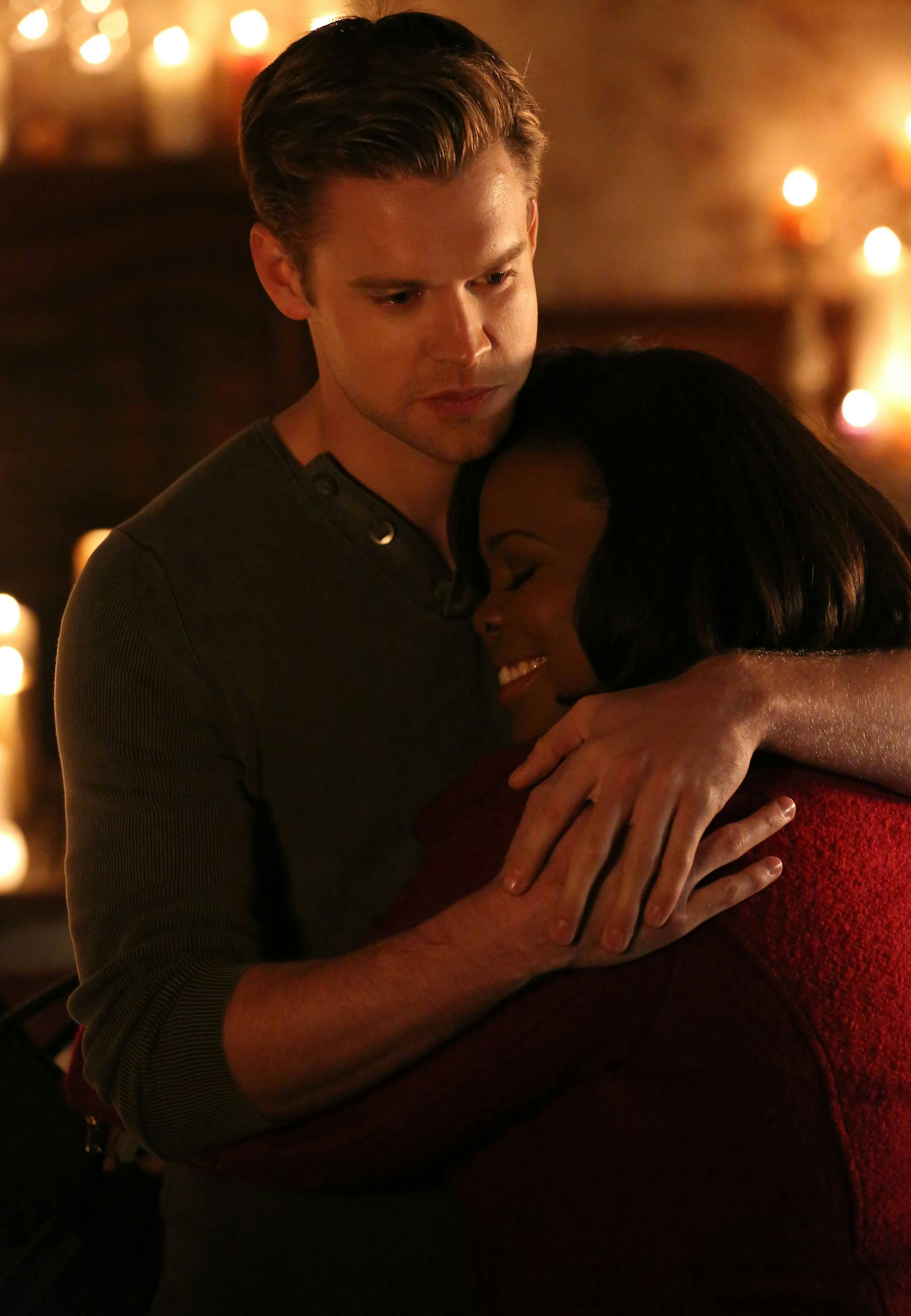 GLEE: Chord Overstreet (L) and Amber Riley in the &ldquo;Tested&rdquo; episode of GLEE airing Tuesday, April 15,&hellip;