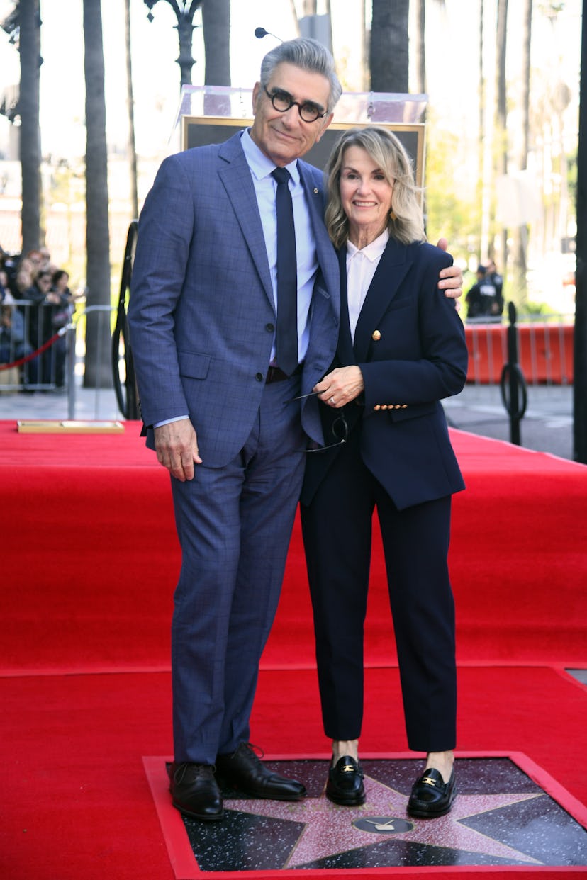 Eugene Levy considers wife Deb Divine his funniest family member (at his Hollywood Walk of Fame cere…