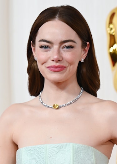 Emma Stone at the 96th Annual Oscars held at at the Ovation Hollywood on March 10, 2024 in Los Angel...