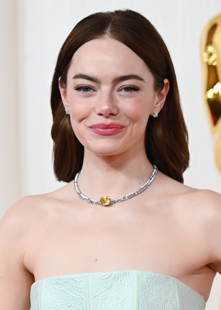 Emma Stone at the 96th Annual Oscars held at at the Ovation Hollywood on March 10, 2024 in Los Angel...