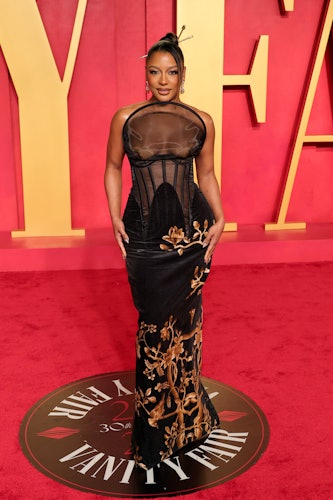 Victoria Monét attends the 2024 Vanity Fair Oscar Party Hosted By Radhika Jones at Wallis Annenberg ...