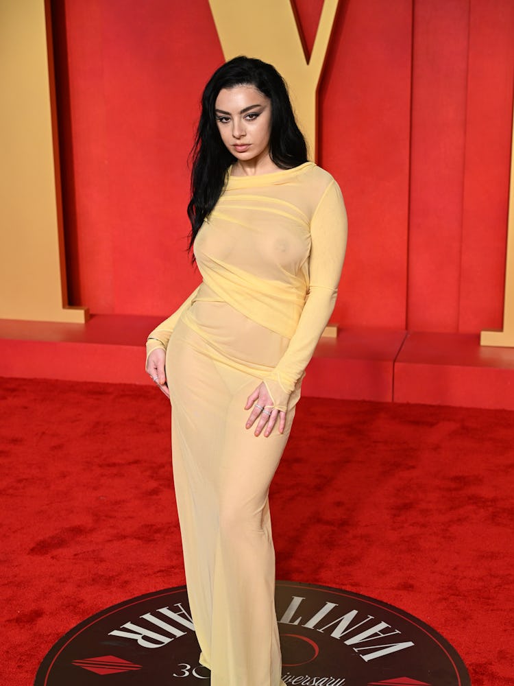 Charli XCX attending the Vanity Fair Oscar Party held at the Wallis Annenberg Center for the Perform...