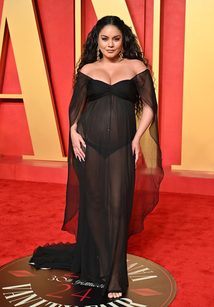 Vanessa Hudgens attends the 2024 Vanity Fair Oscar Party hosted by Radhika Jones.
