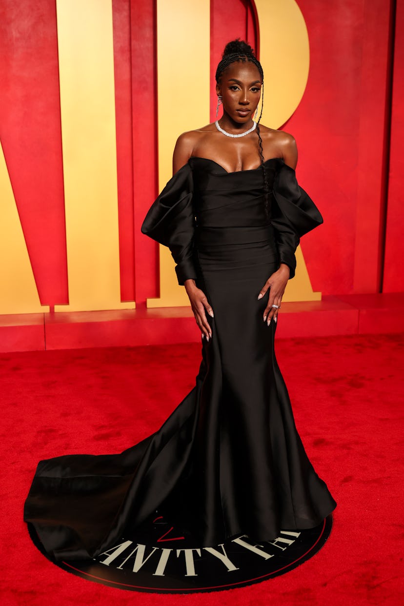 Ziwe at the 2024 Vanity Fair Oscar Party held at the Wallis Annenberg Center for the Performing Arts...