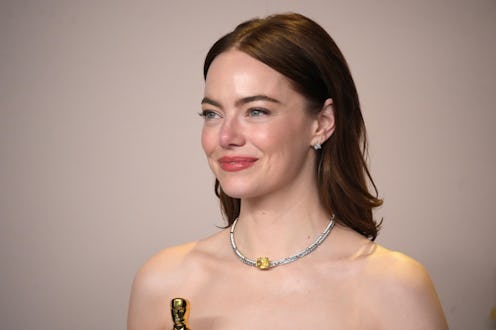 HOLLYWOOD, CALIFORNIA - MARCH 10: Emma Stone, winner of the Best Actress in a Leading Role award for...