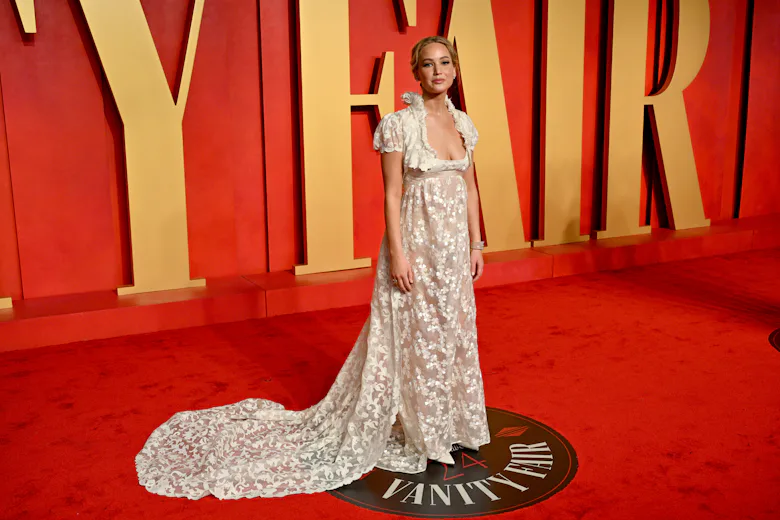 Jennifer Lawrence Provides a Lesson in Sheer Dress History at the Oscars After Parties Jennifer Lawrence Provides a Lesson in Sheer Dress History at the Oscars After Parties