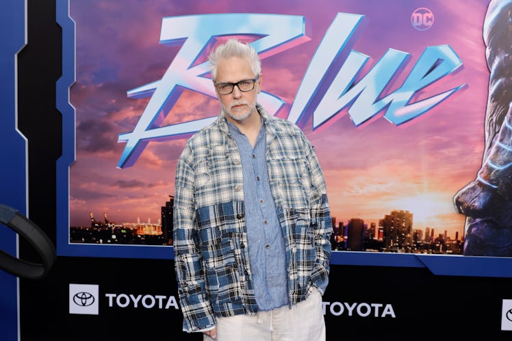 HOLLYWOOD, CALIFORNIA - AUGUST 15: James Gunn attends Warner Bros. "Blue Beetle" Los Angeles Special...