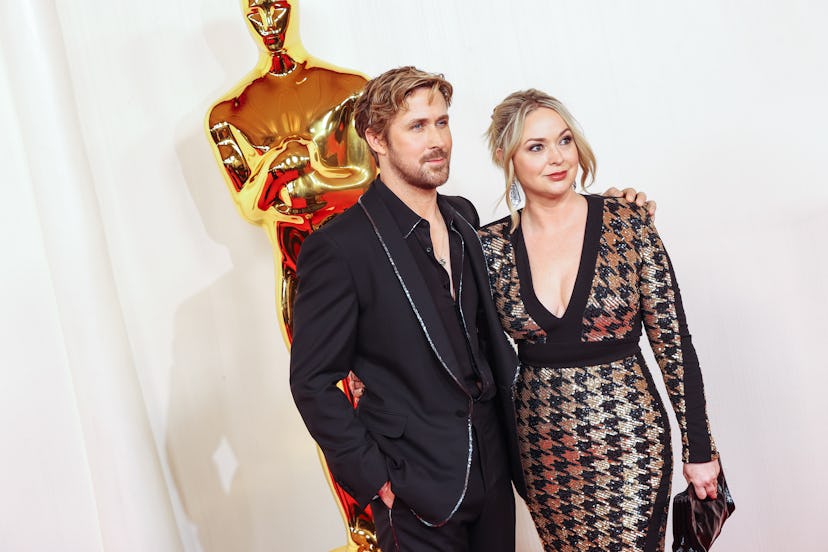 Ryan Gosling and Mandi Gosling at the 96th Annual Oscars held at Ovation Hollywood on March 10, 2024...