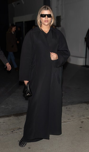 Sofia Richie, New York Moda Haftası sırasında F. Pier 61'de Khaite defilesinden ayrılıyor.