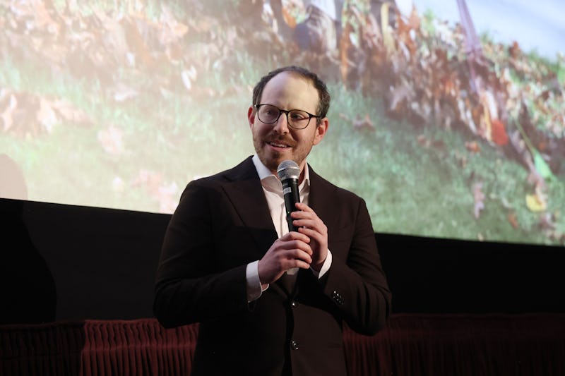LOS ANGELES, CALIFORNIA - NOVEMBER 06: Producer Ari Aster speaks at the A24 Special Screening of DRE...