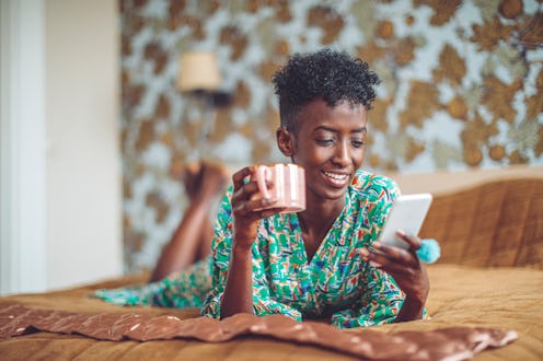 Young woman at home