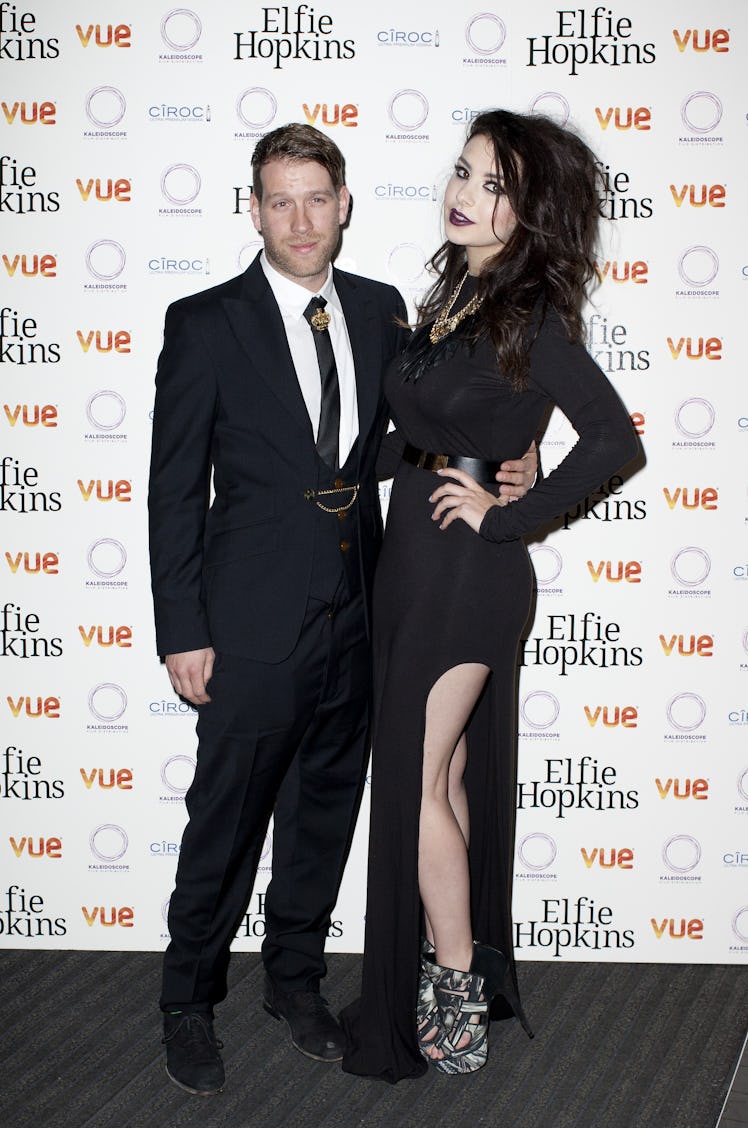 Ryan Andrews And Charli Xcx Arrives At The World Premiere Of Elfie Hopkins At The Vue West End, Leic...