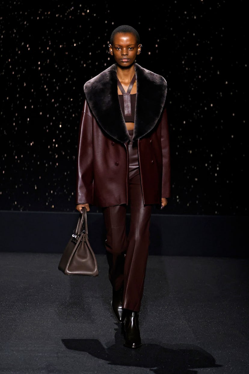 A model walks the runway during the Hermès Womenswear Fall/Winter 2024