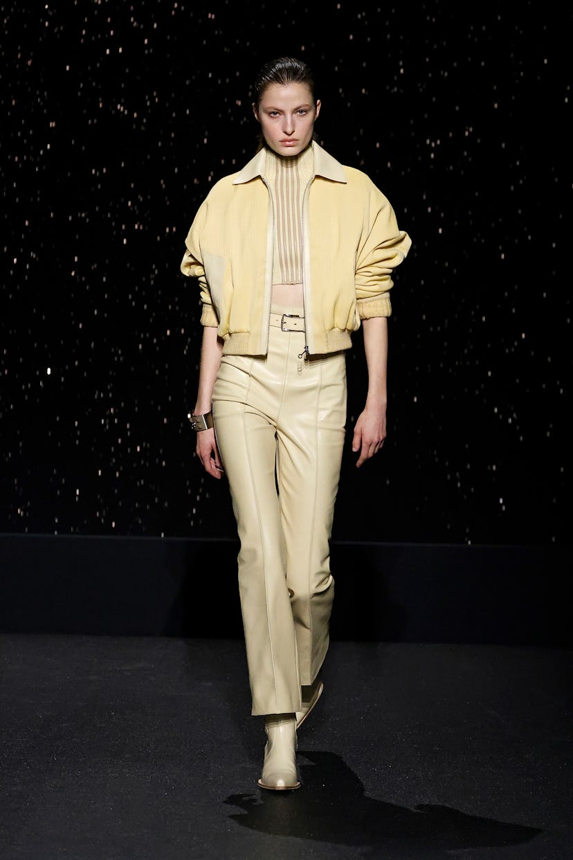 A model walks the runway during the Hermès Womenswear Fall/Winter 2024