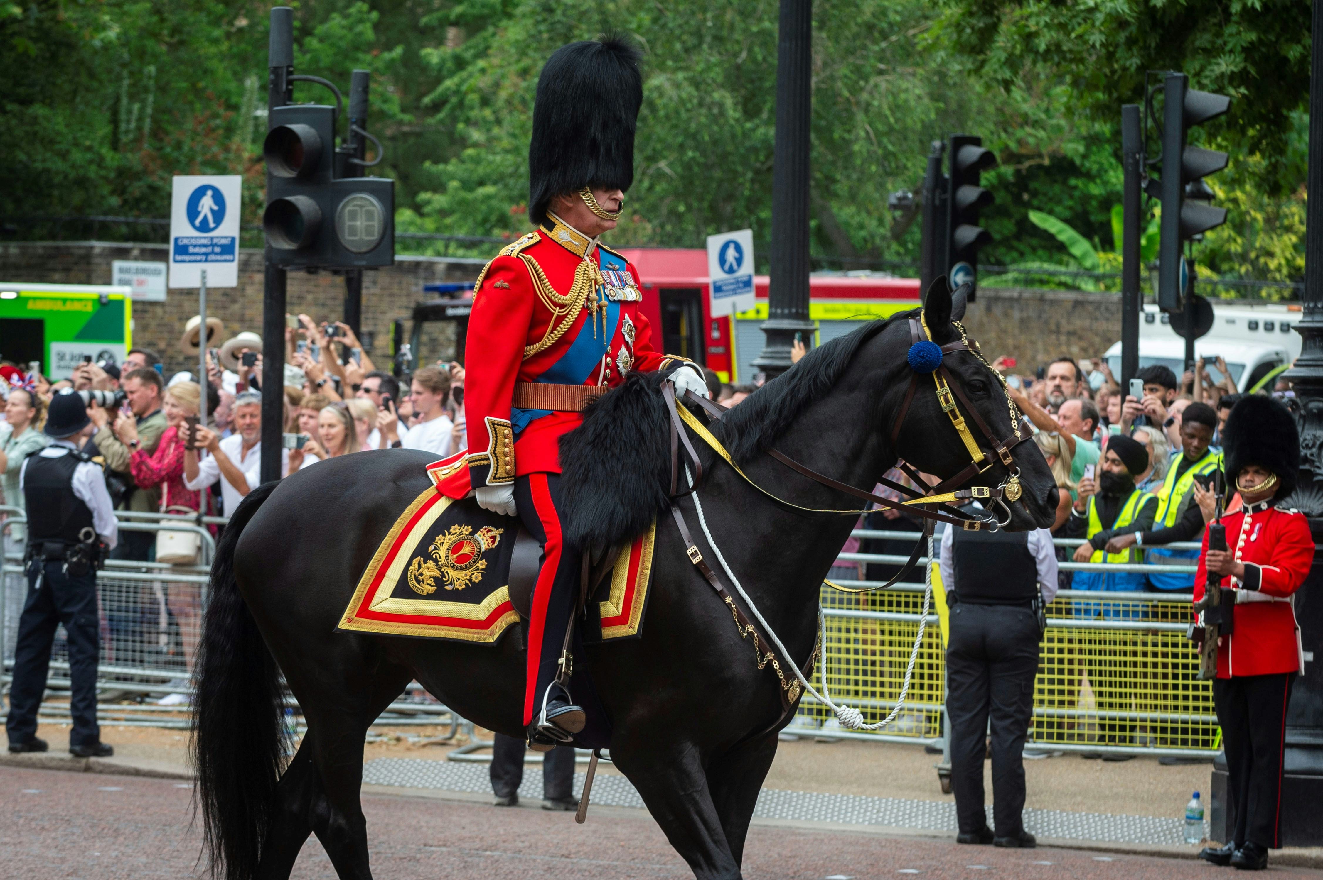 King Charles' Trooping the Colour parade might not include a traditional horse ride.