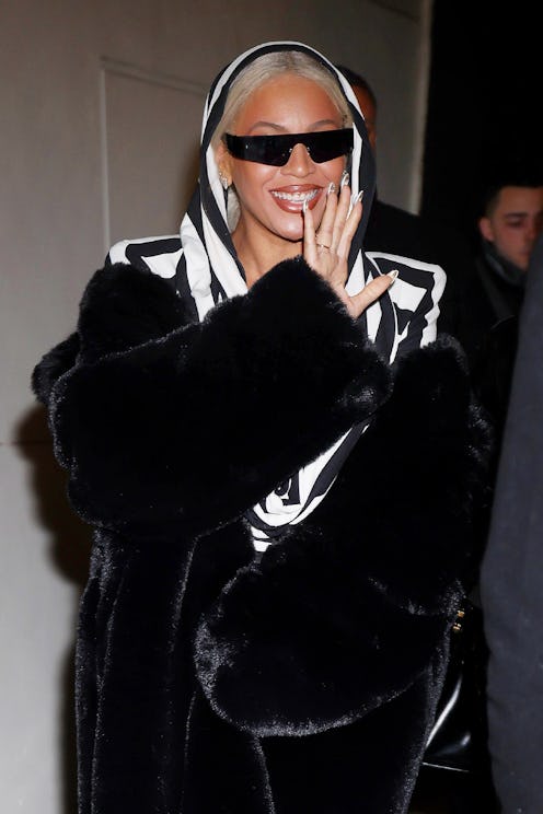 NEW YORK, NY - FEBRUARY 15: Beyonce is seen leaving the "Mea Culpa" screening on February 15, 2024 i...