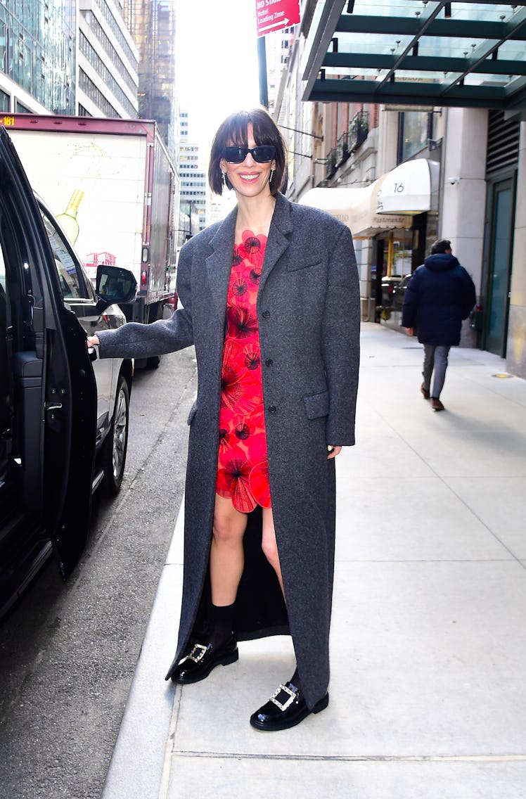 Rebecca Hall is seen on March 19, 2024 in New York City.