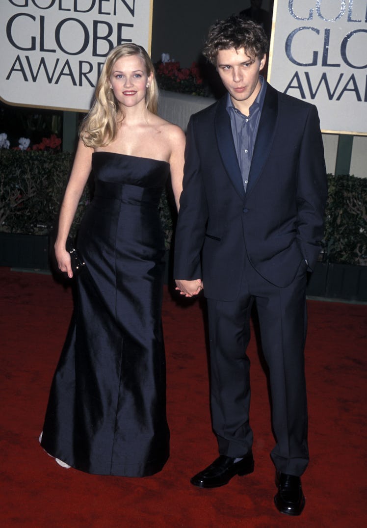 Reese Witherspoon and actor Ryan Phillippe attend the 57th Annual Golden Globe Awards