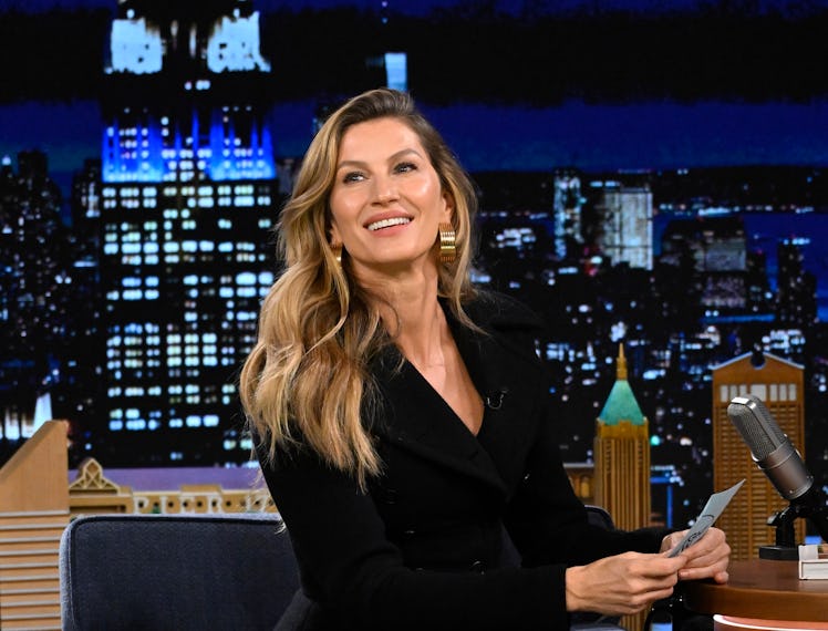 THE TONIGHT SHOW STARRING JIMMY FALLON -- Episode 1945 -- Pictured: Model Gisele Bündchen during an ...