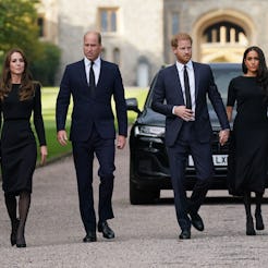 WINDSOR, ENGLAND - SEPTEMBER 10: Catherine, Princess of Wales, Prince William, Prince of Wales, Prin...