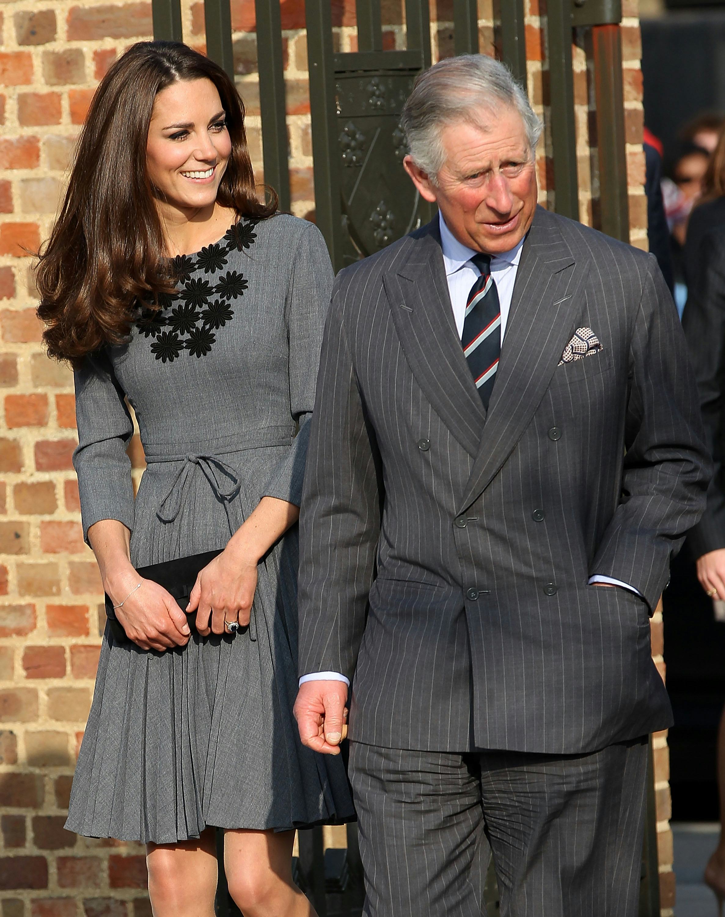 Kate Middleton and King Charles III