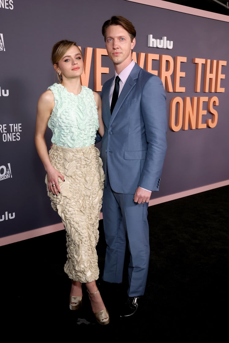 Joey King and Steven Piet attend the Los Angeles Premiere of Hulu's "We Were The Lucky Ones" at Acad...