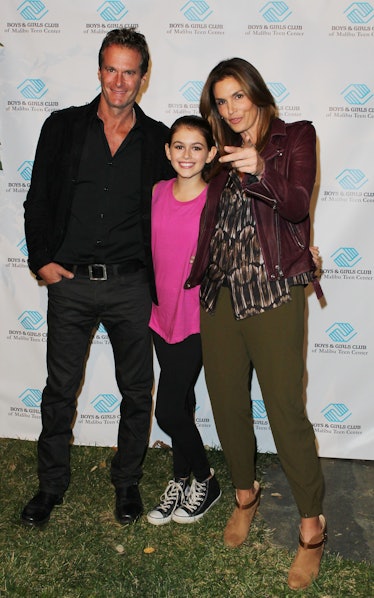 Rande Gerber with daughter Kaia Gerber and Model Cindy Crawford attend the Malibu Boys And Girls Clu...