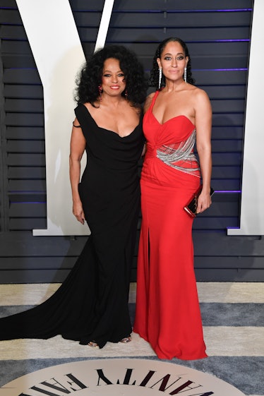 Diana Ross and Tracee Ellis Ross attend the 2019 Vanity Fair Oscar Party hosted by Radhika Jones at ...