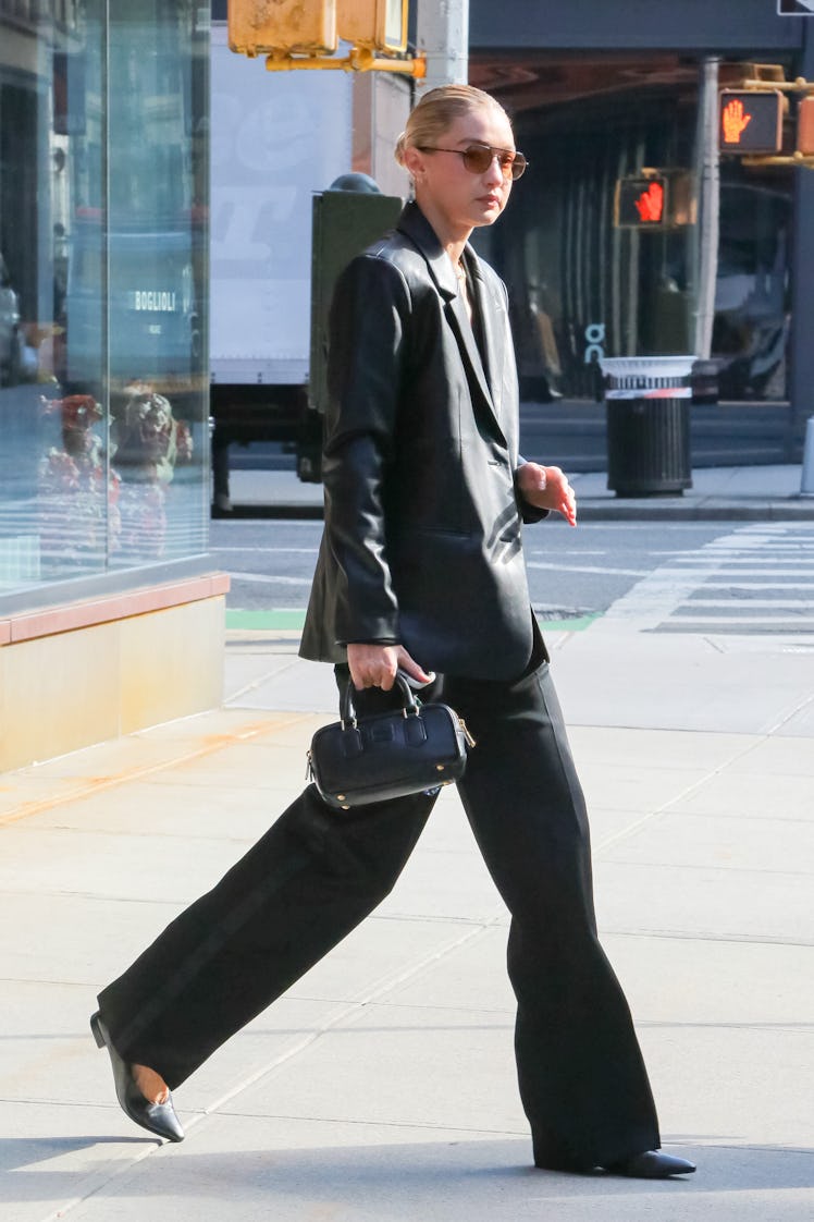Gigi Hadid is seen on November 13, 2023 in New York City.