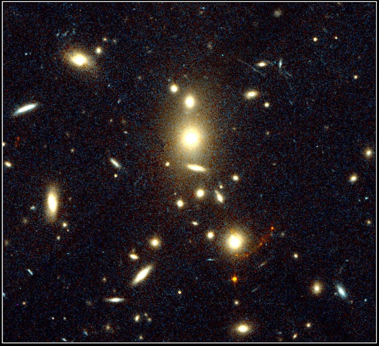 A NASA Hubble Space Telescope image of the galaxy cluster CL1358+62 released 30 July has uncovered a...