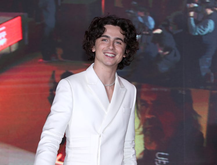 Actor Timothee Chalamet attends the "Dune: Part Two" Seoul Premiere on February 22, 2024 in Seoul, S...