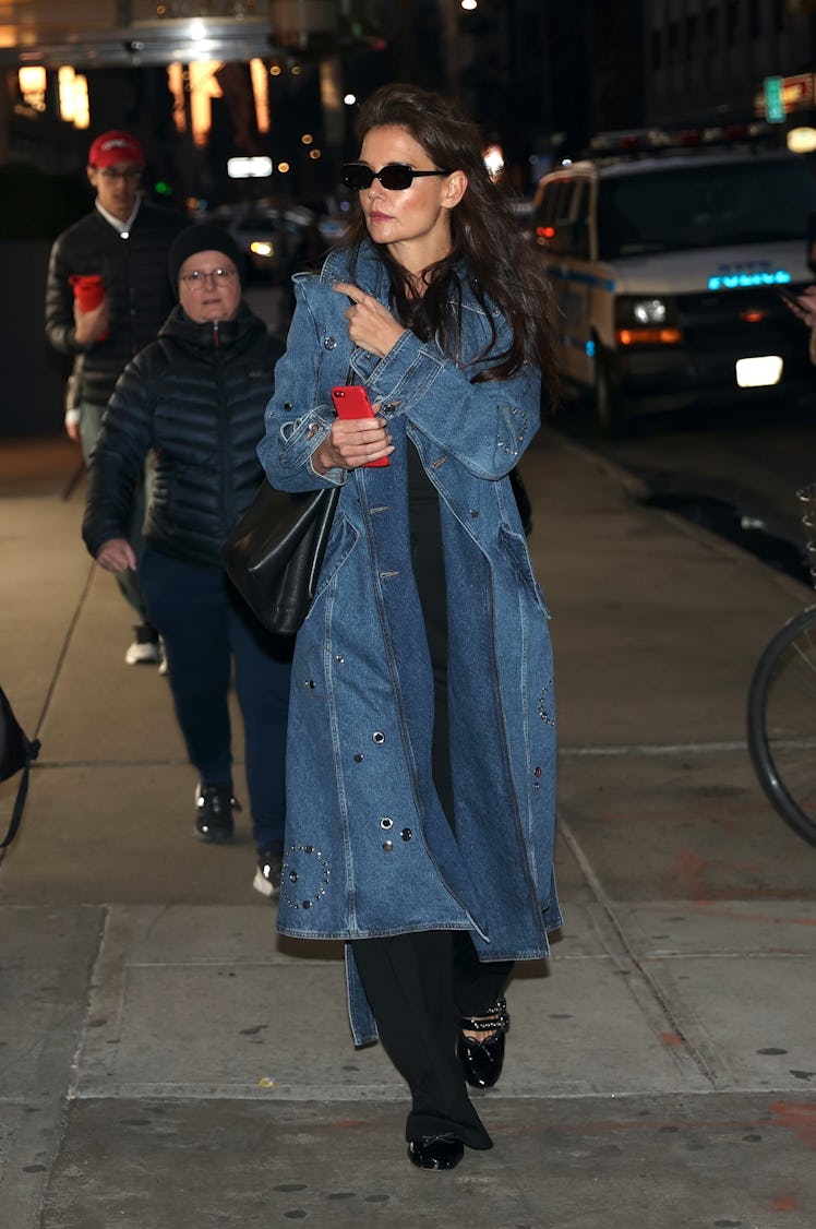 Katie Holmes is seen attending 'Alan Cumming Is Not Acting His Age' second and final night at Studio...