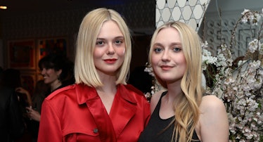 Elle Fanning and Dakota Fanning attend Netflix's Ripley NY Tastemaker event at Crosby Street Hotel o...