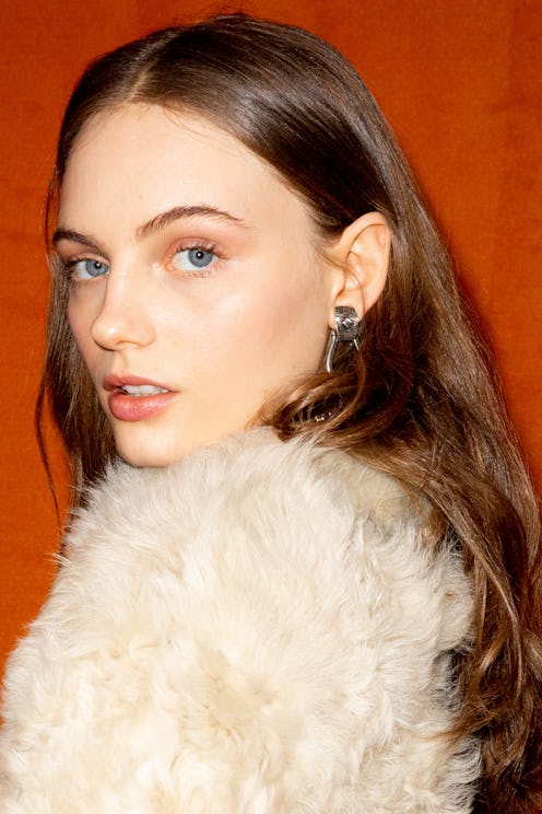 Fran Summers backstage at Etro 2020